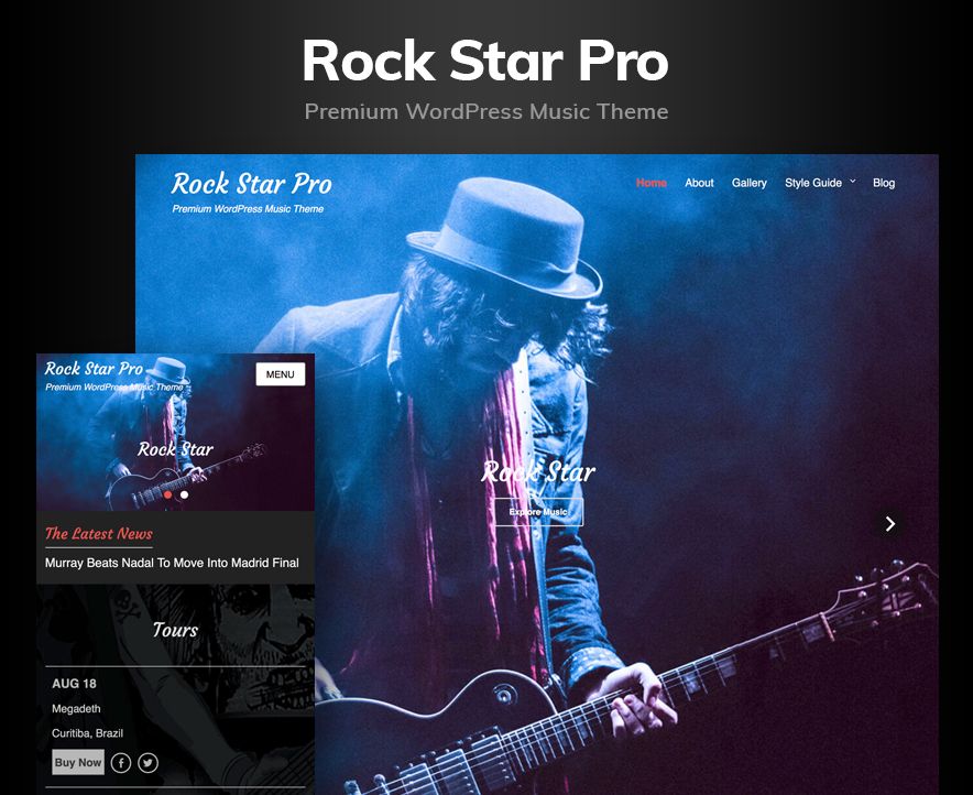 Rockstar Pro Theme Screenshot